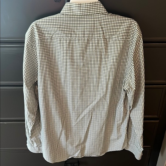 Joseph Abboud Green Checkered Button Down Shirt - Picture 4 of 4